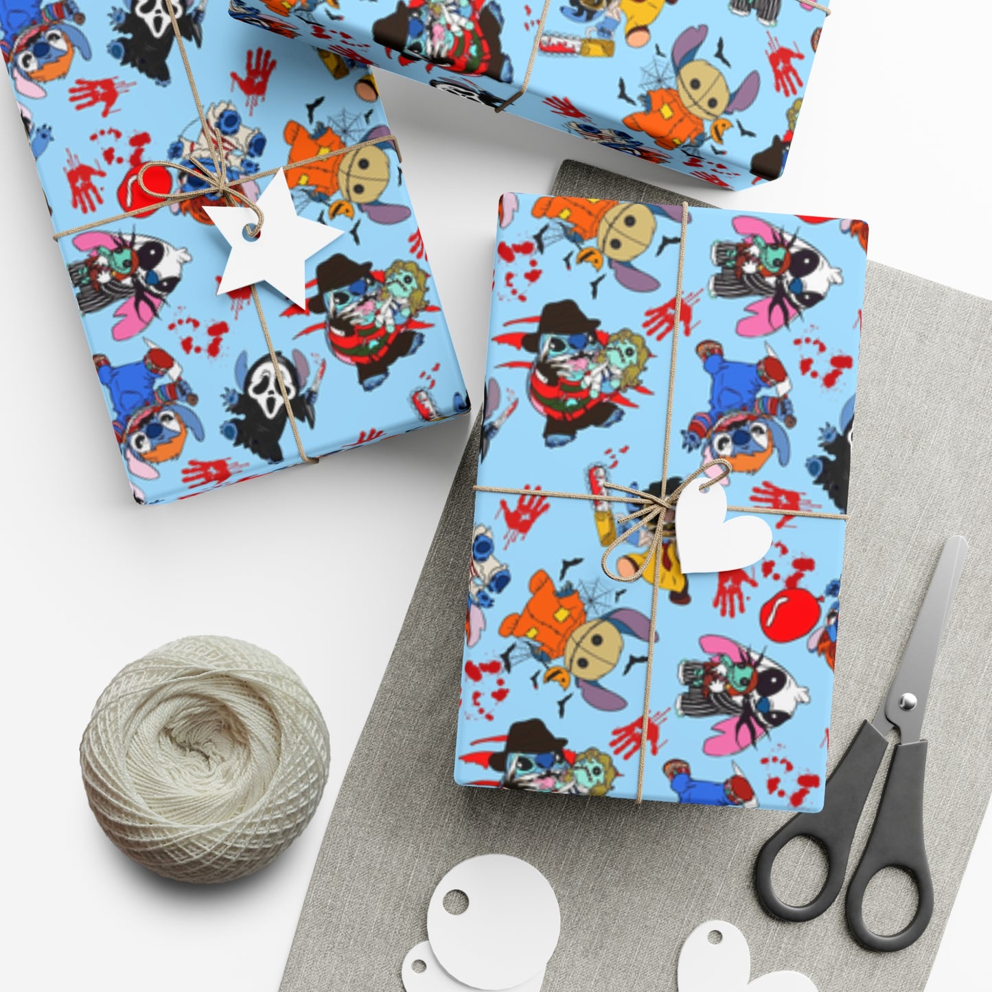 Stitch Horror Wrapping Paper