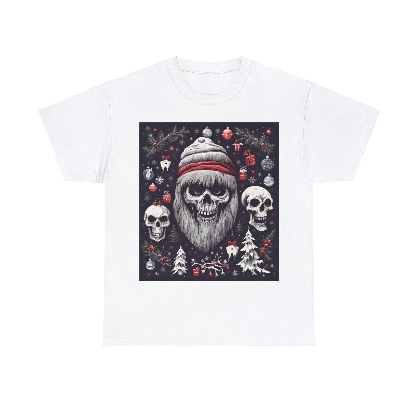 Spooky Christmas Unisex Heavy Cotton Tee