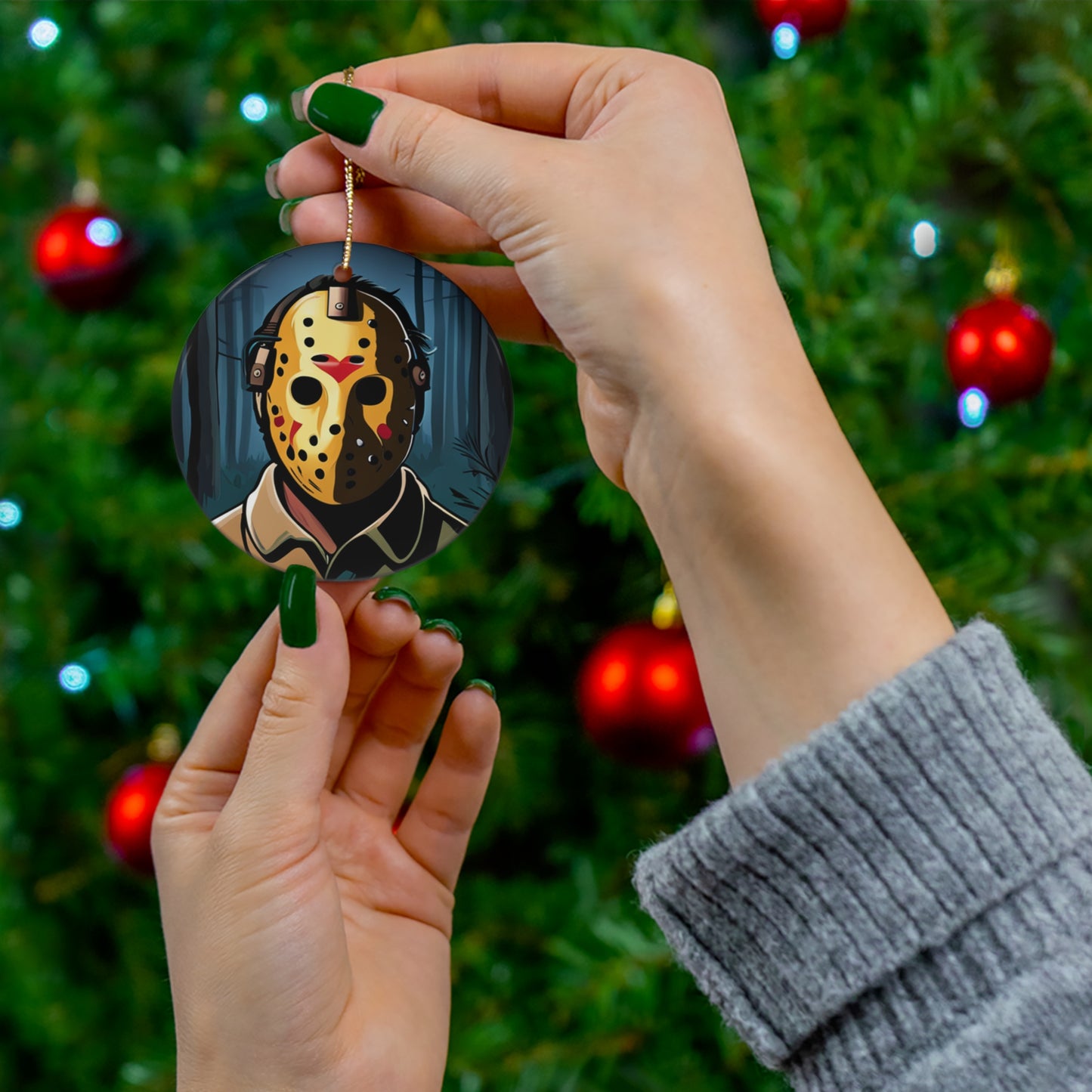 Jason Ceramic Ornament
