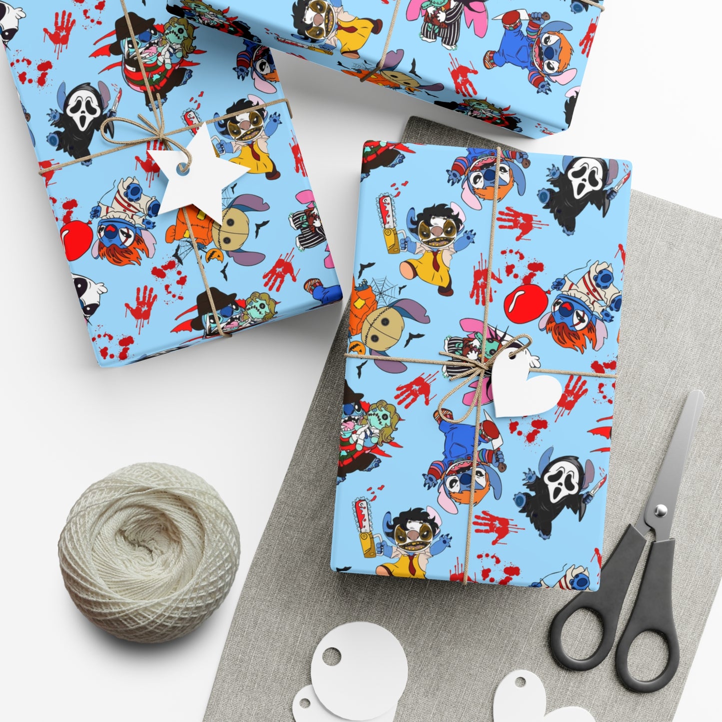 Stitch Horror Wrapping Paper