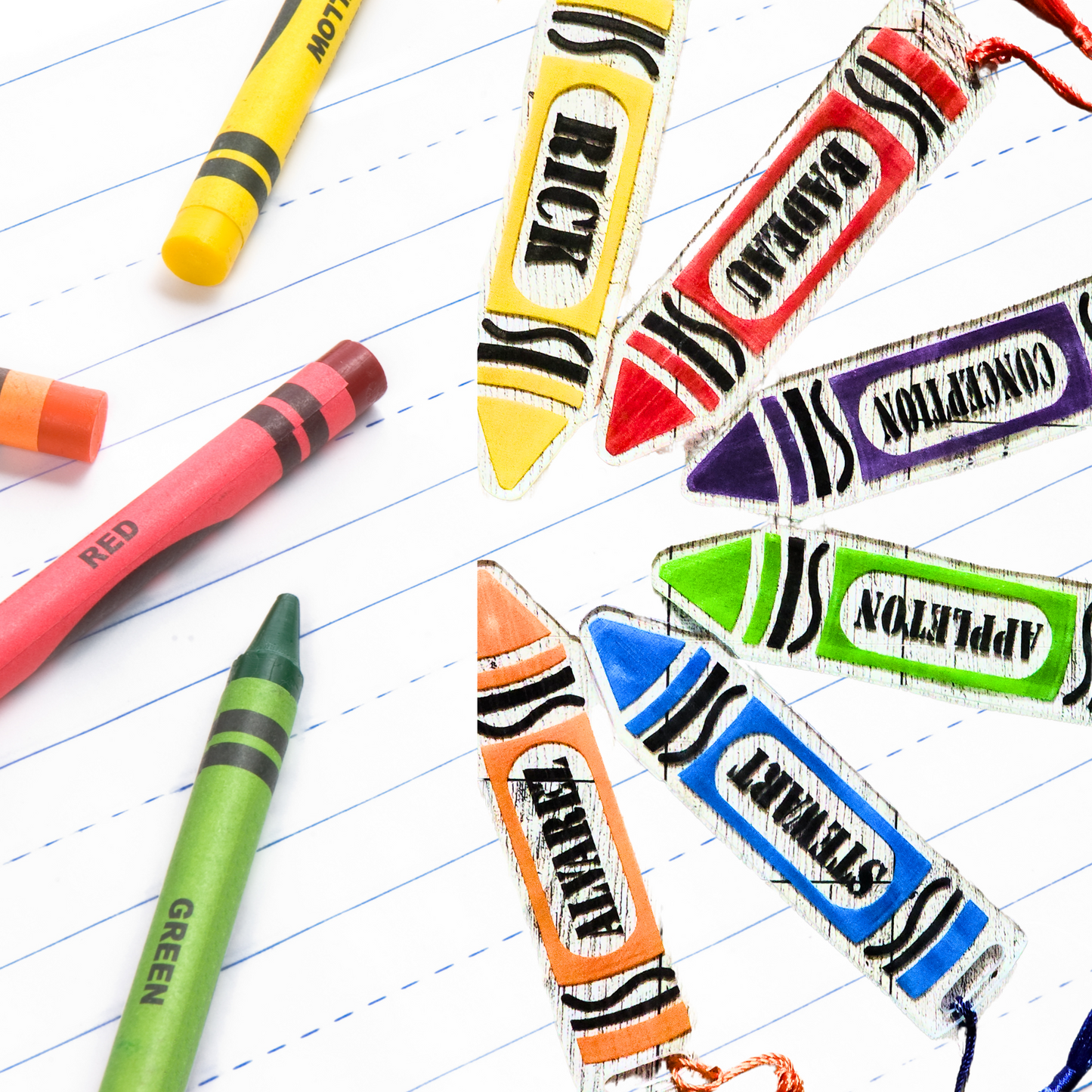 Marine Corp Crayon Eater Bookmark