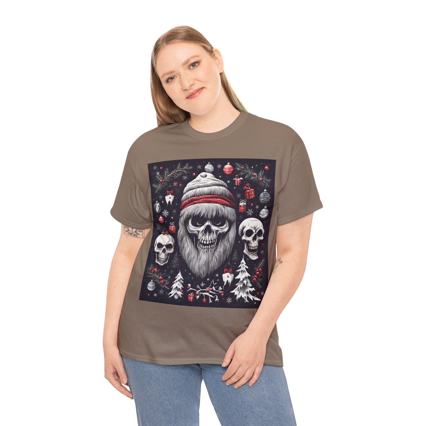 Spooky Christmas Unisex Heavy Cotton Tee