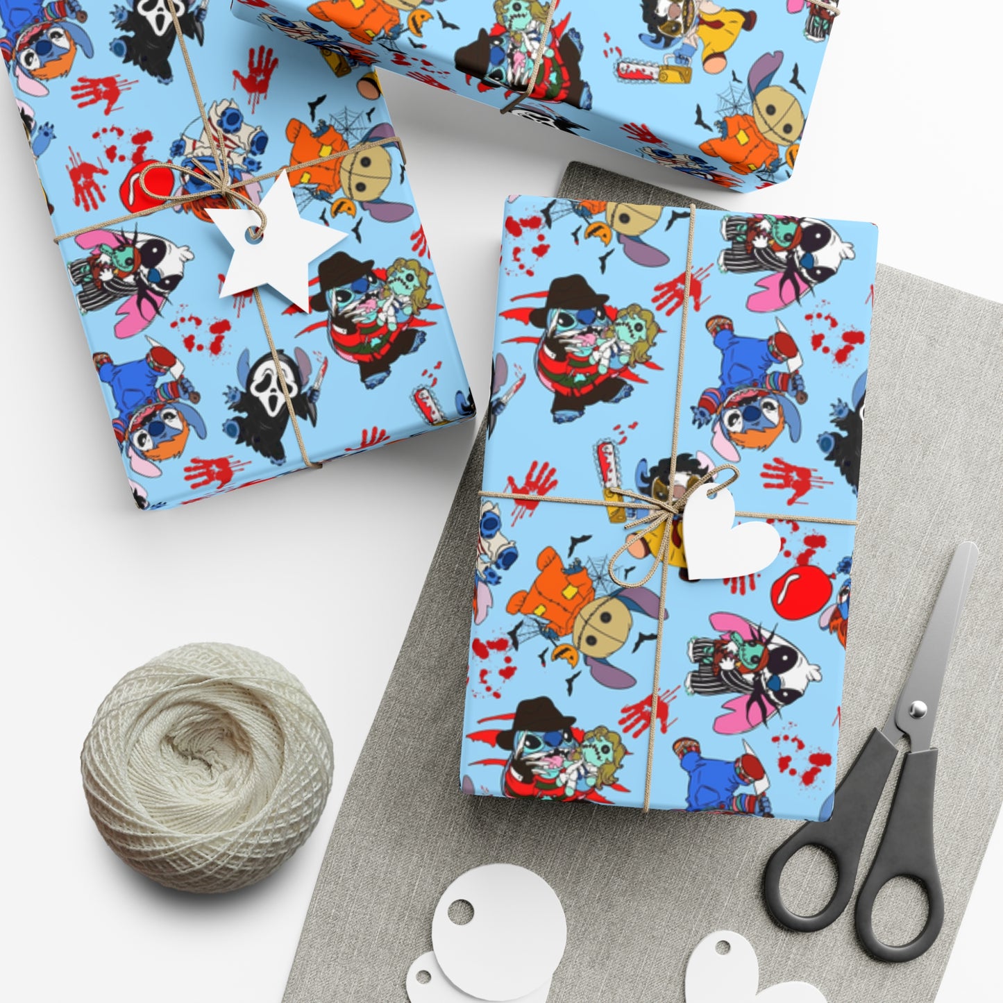 Stitch Horror Wrapping Paper