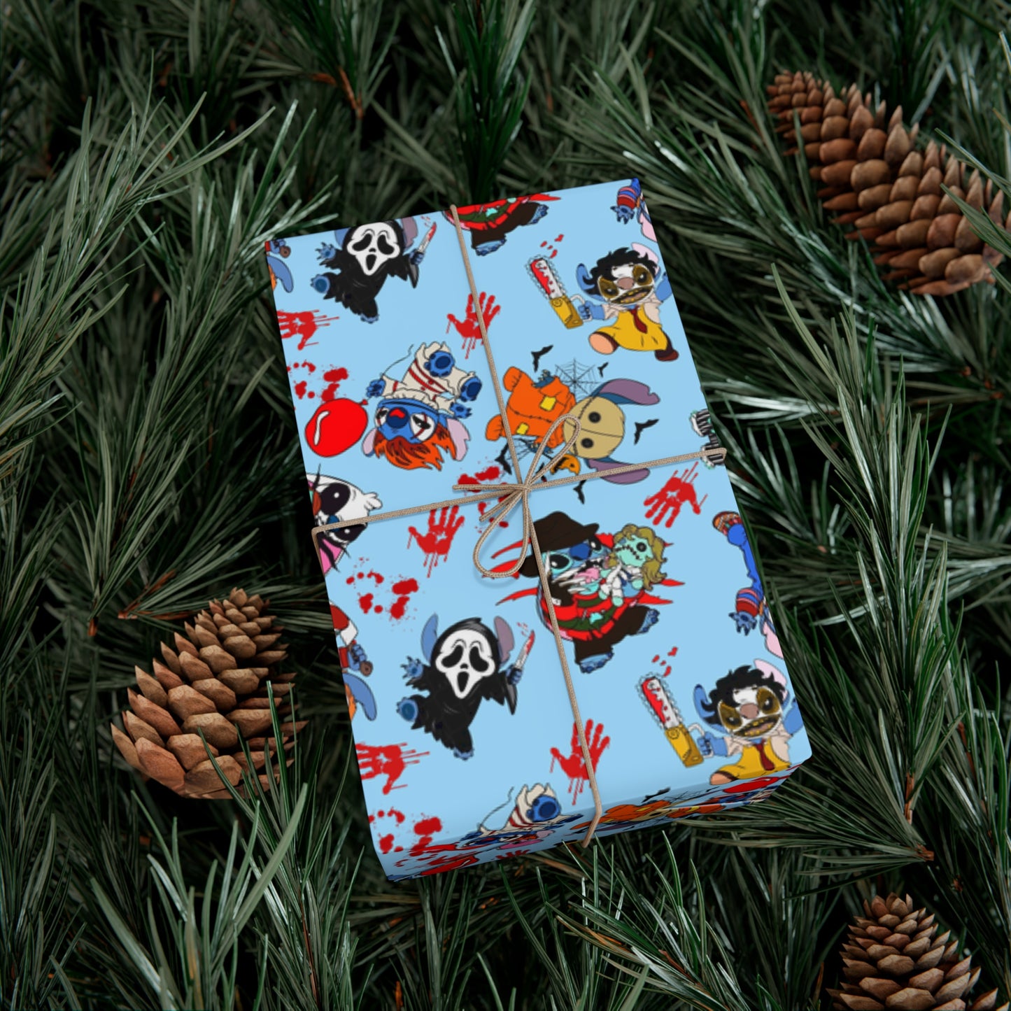 Stitch Horror Wrapping Paper