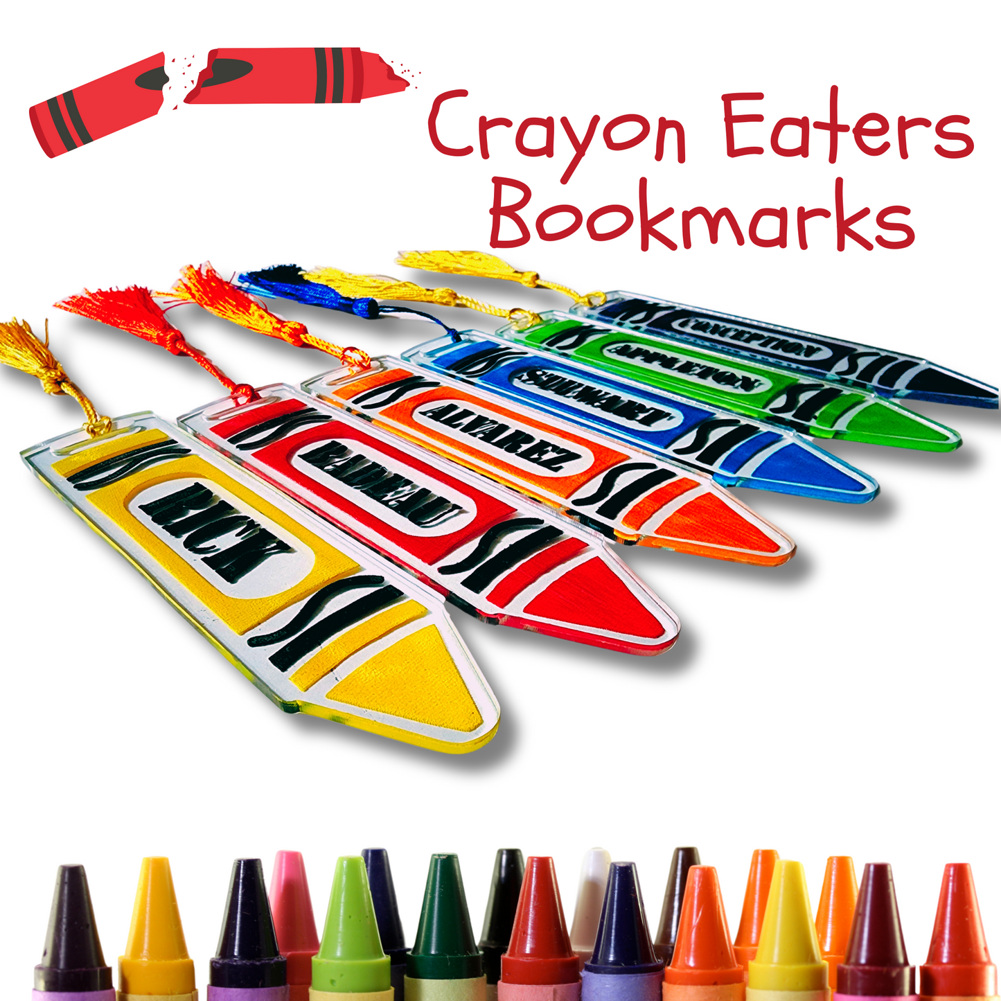 Marine Corp Crayon Eater Bookmark
