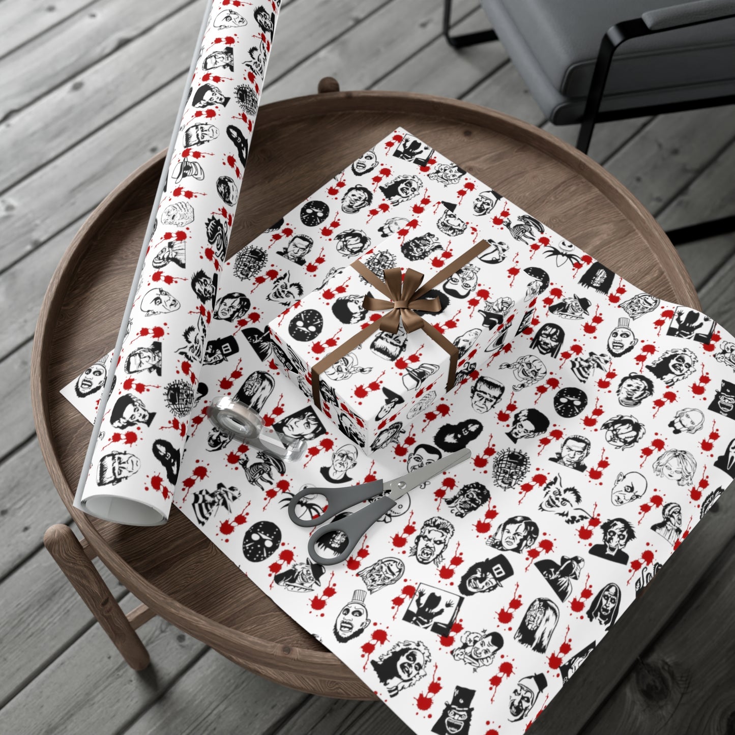 Horror Gift Wrap Papers