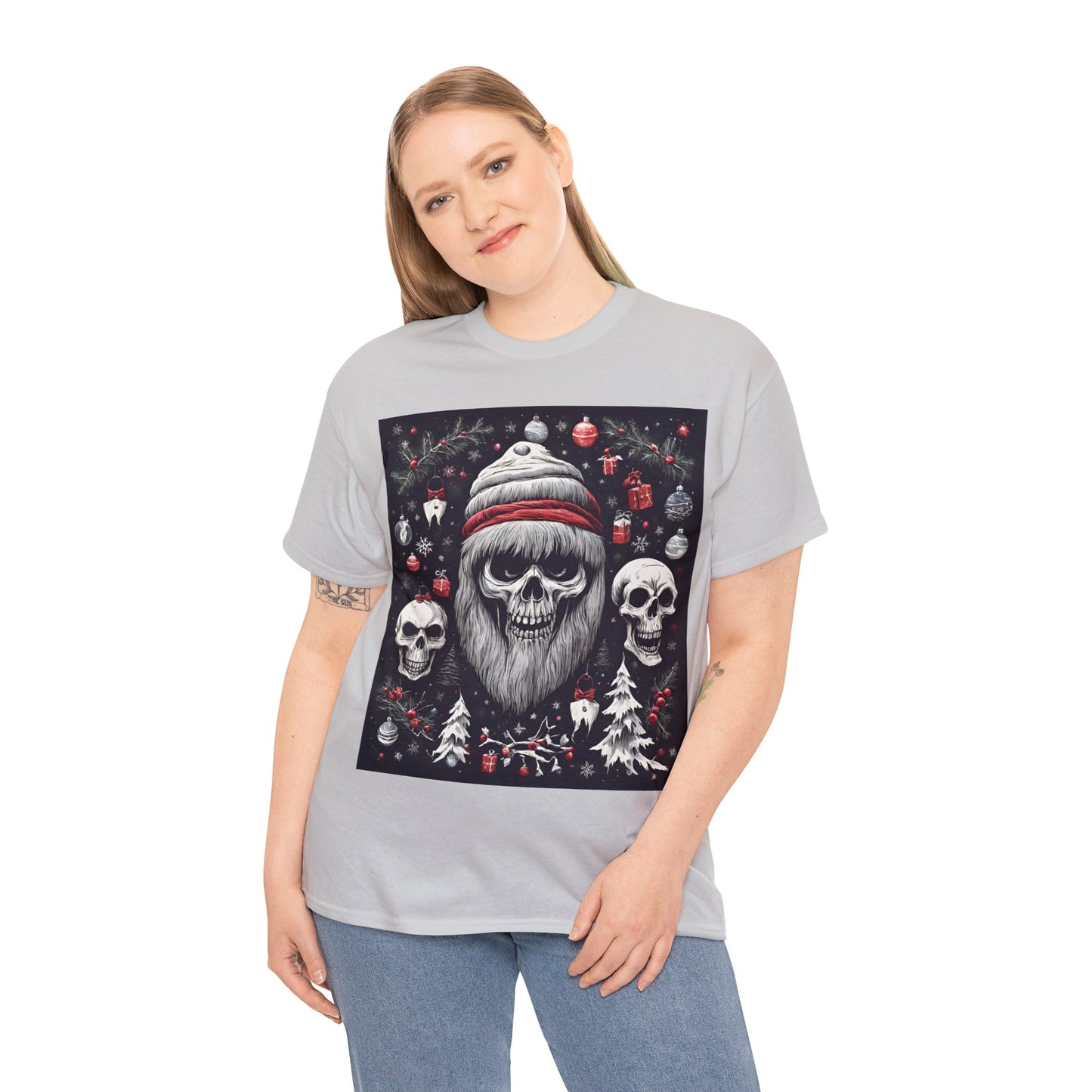 Spooky Christmas Unisex Heavy Cotton Tee