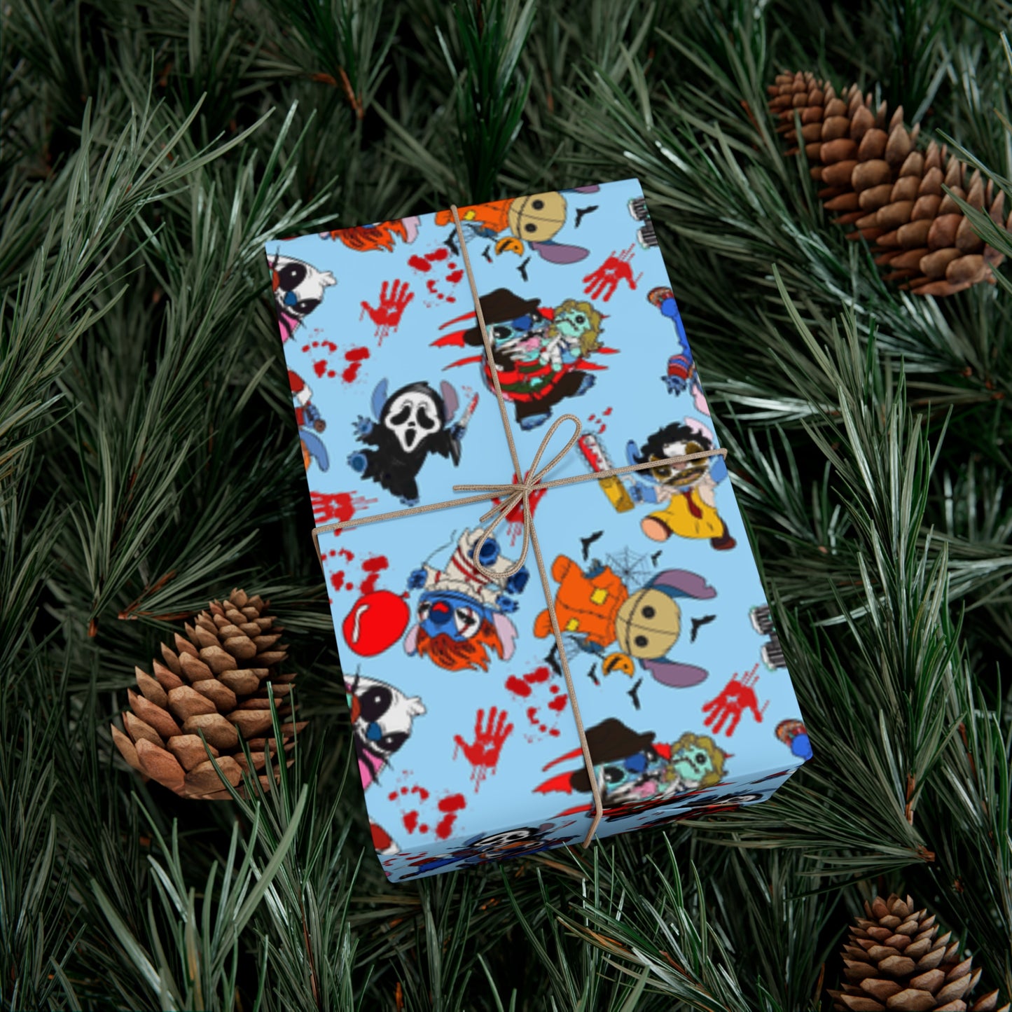 Stitch Horror Wrapping Paper