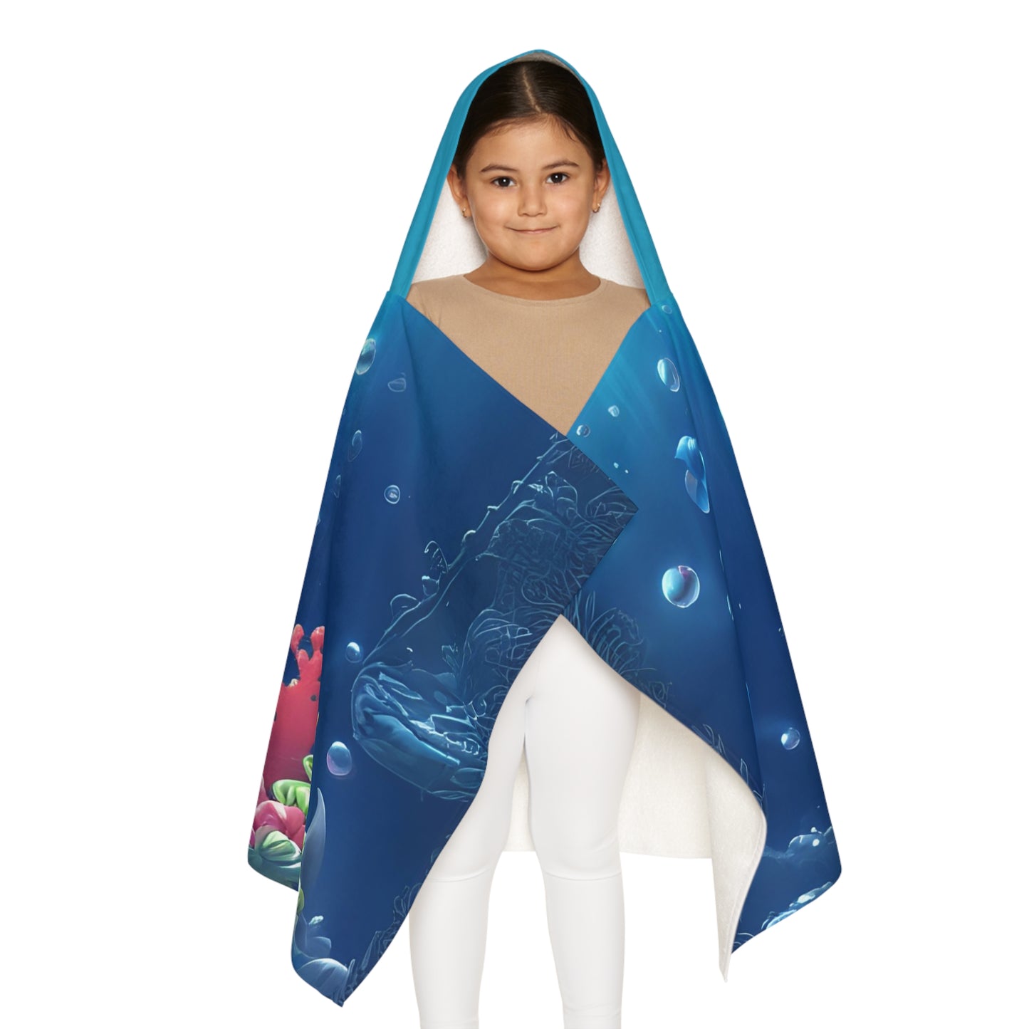 Mermaid Youth Hooded Towel