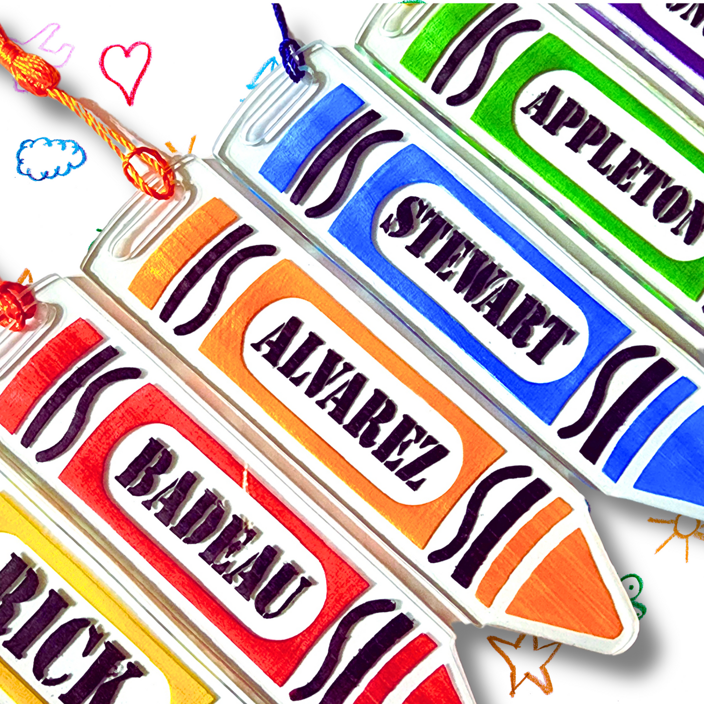 Marine Corp Crayon Eater Bookmark