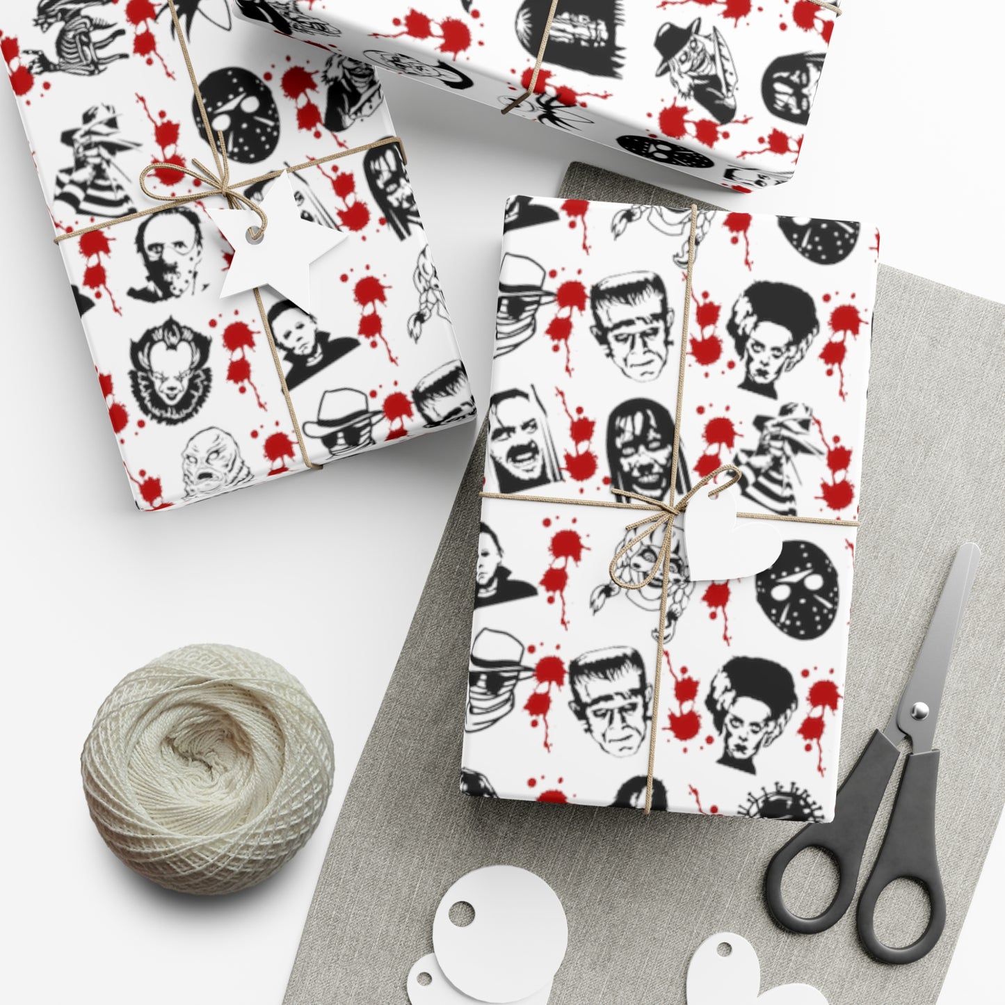 Horror Gift Wrap Papers