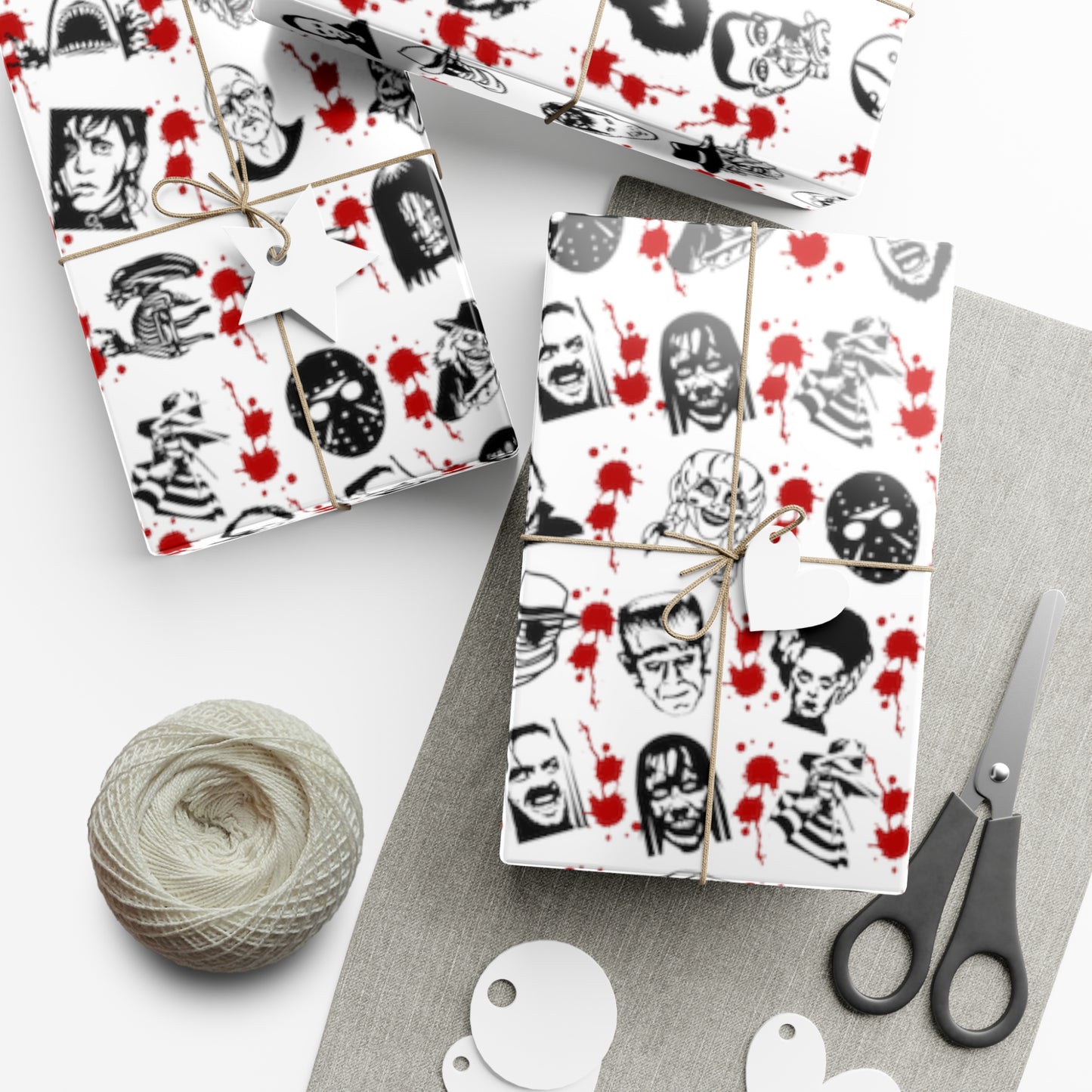 Horror Gift Wrap Papers