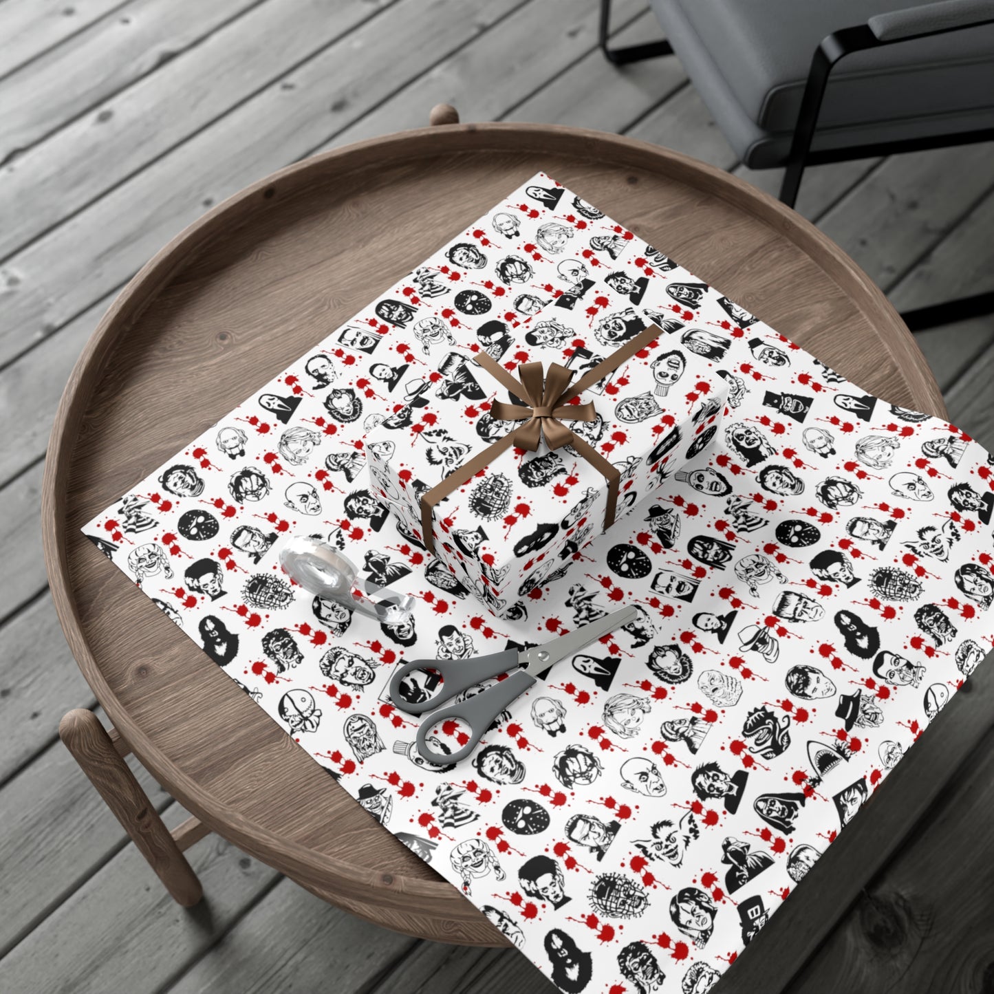 Horror Gift Wrap Papers