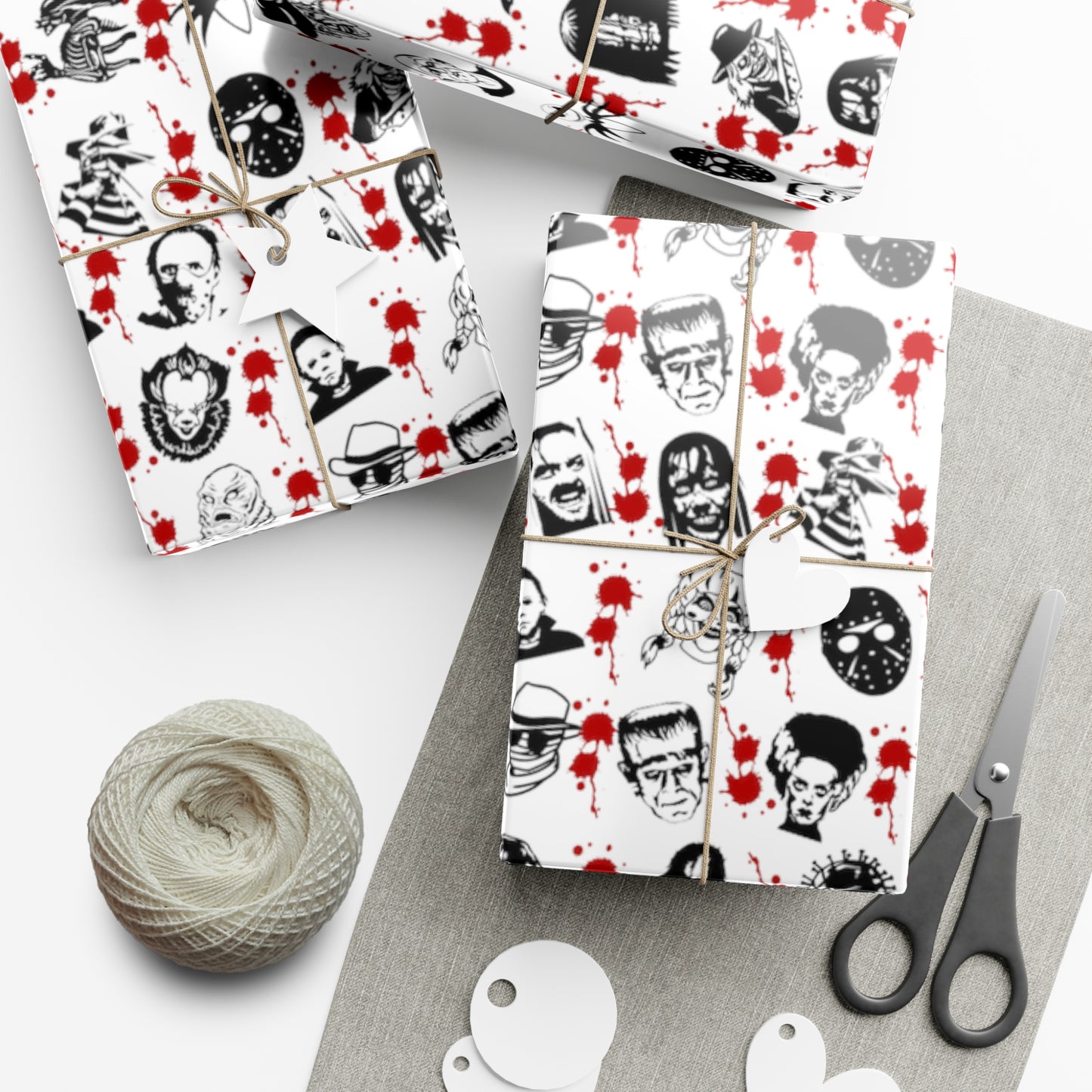 Horror Gift Wrap Papers