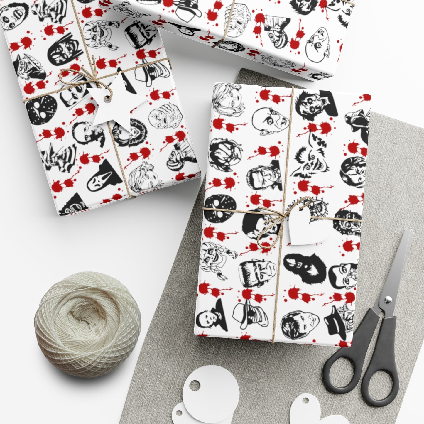 Horror Gift Wrap Papers