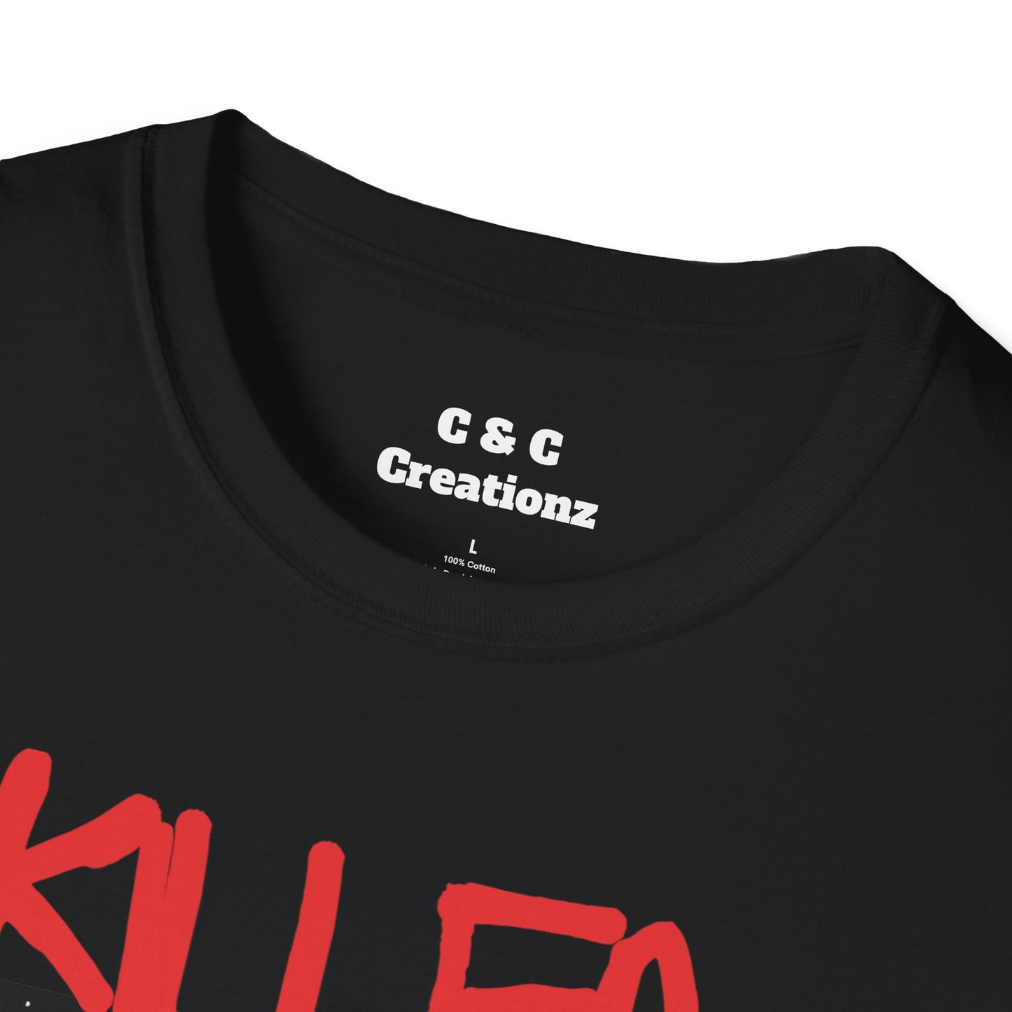 Killer Crossover Unisex Softstyle T-Shirt, Horror Graphic Tee, Basketball, Freddy vs. Jason