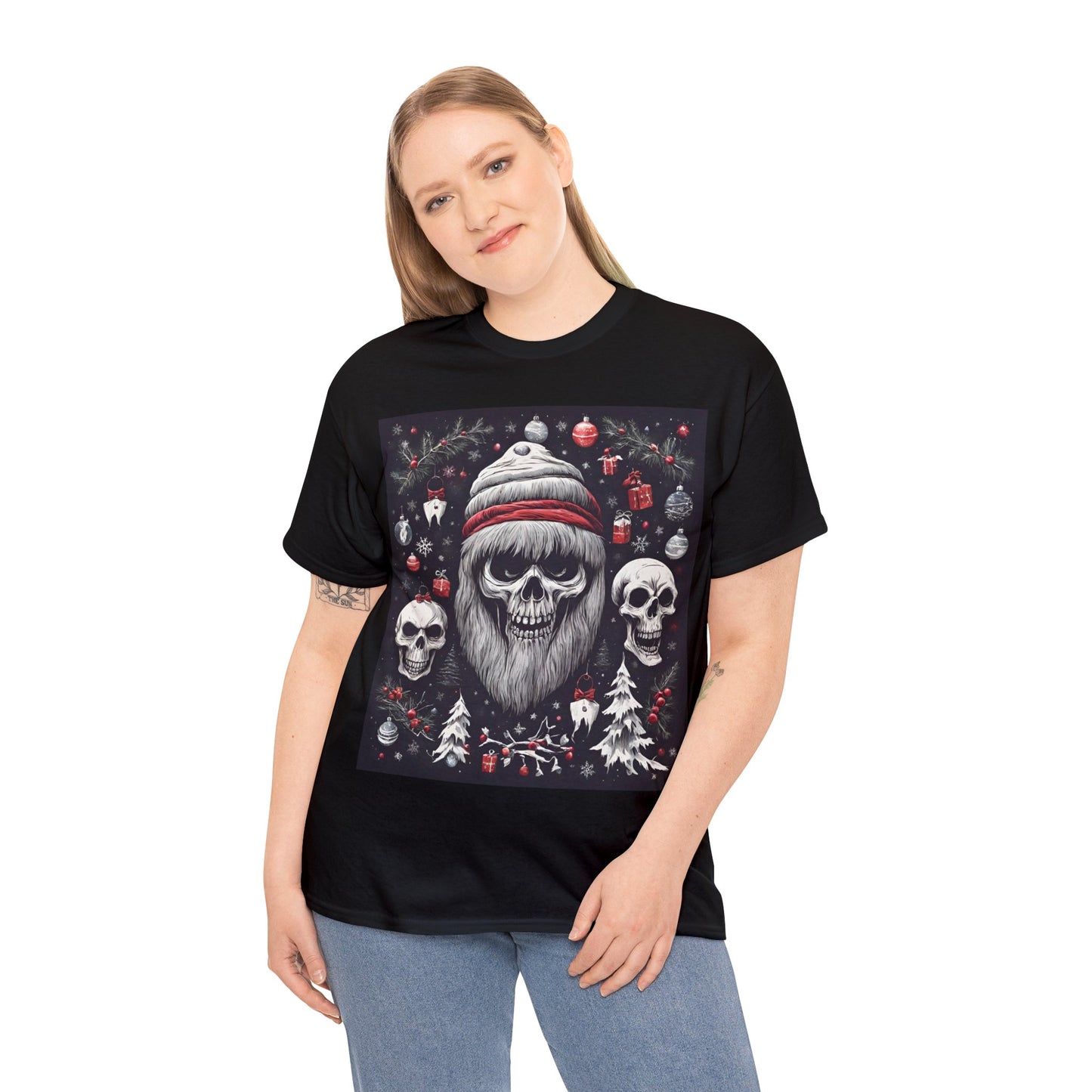 Spooky Christmas Unisex Heavy Cotton Tee