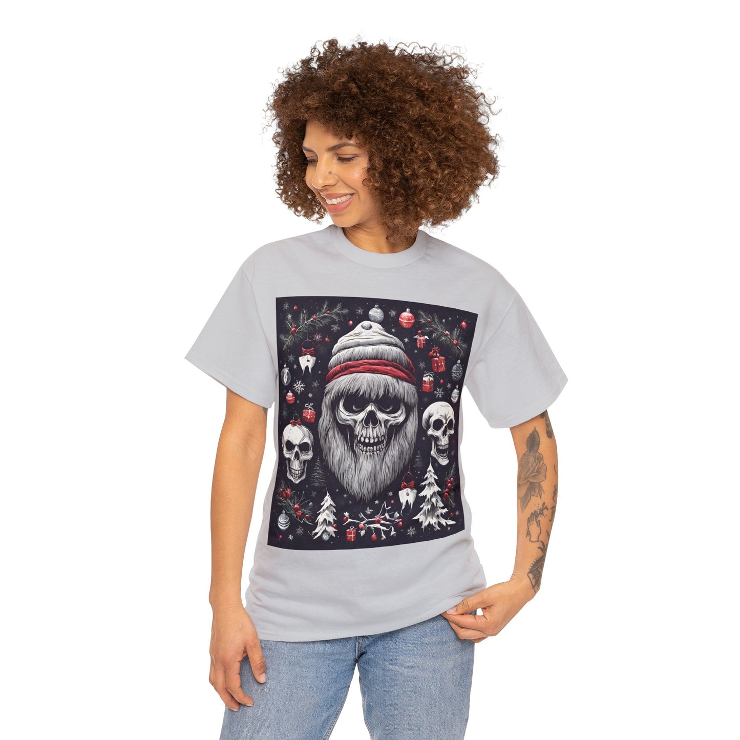 Spooky Christmas Unisex Heavy Cotton Tee