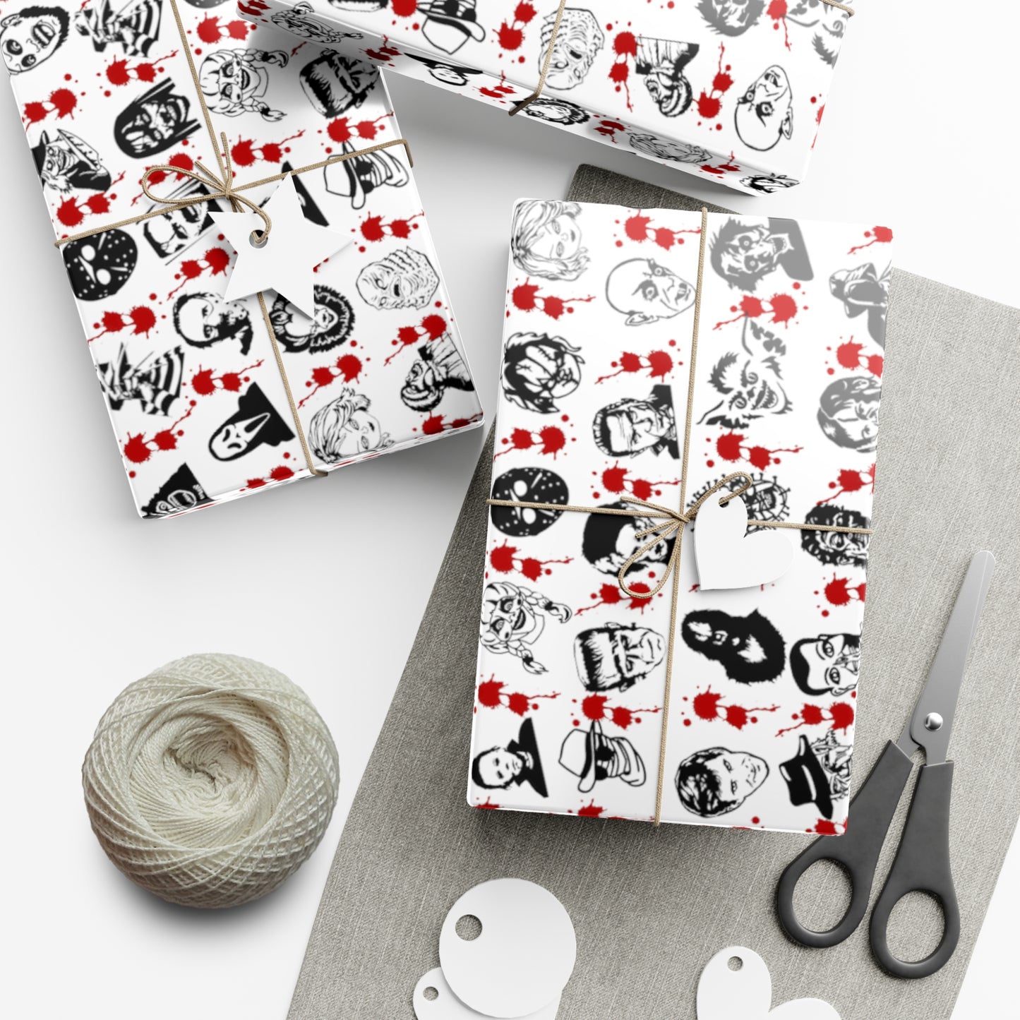 Horror Gift Wrap Papers