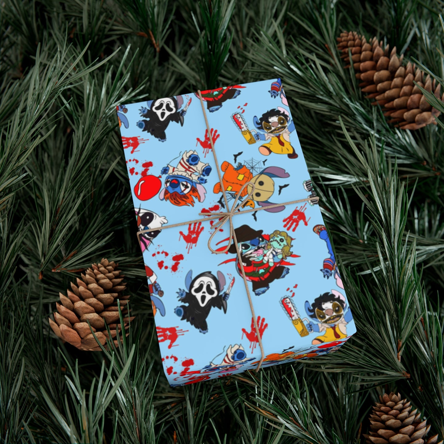 Stitch Horror Wrapping Paper