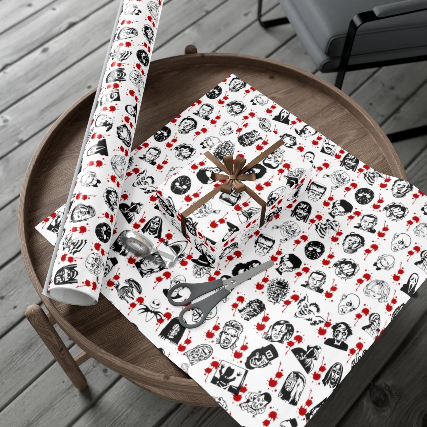 Horror Gift Wrap Papers