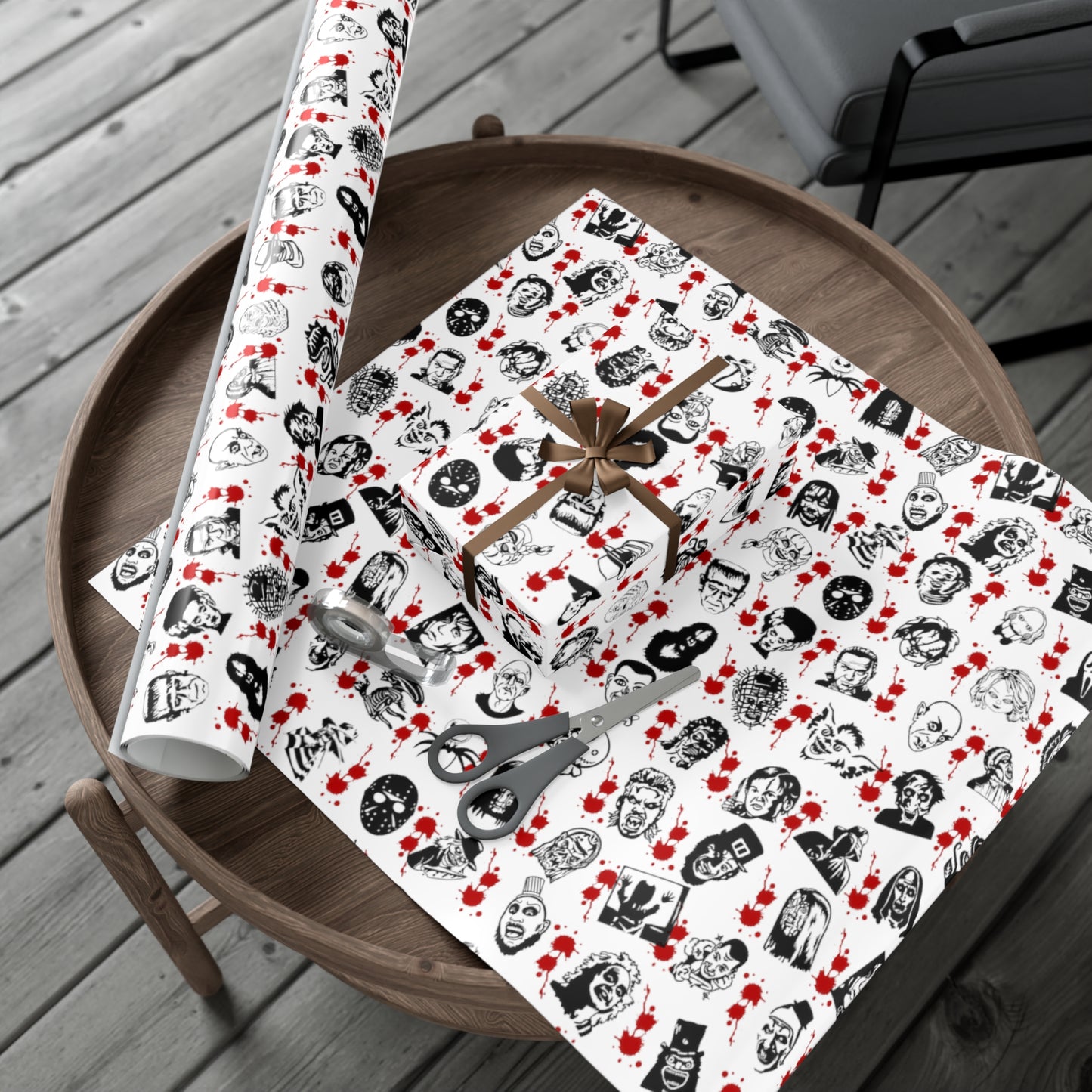 Horror Gift Wrap Papers