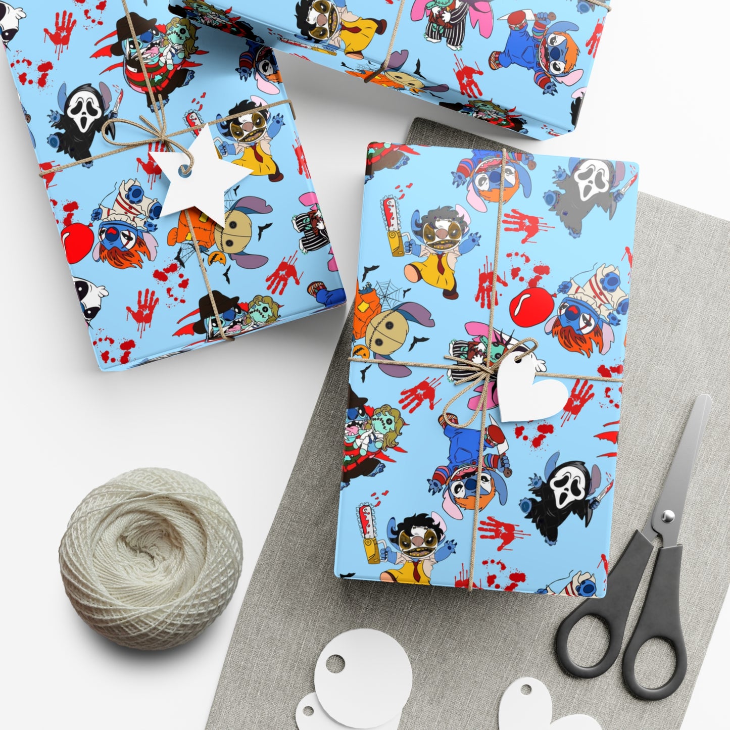 Stitch Horror Wrapping Paper