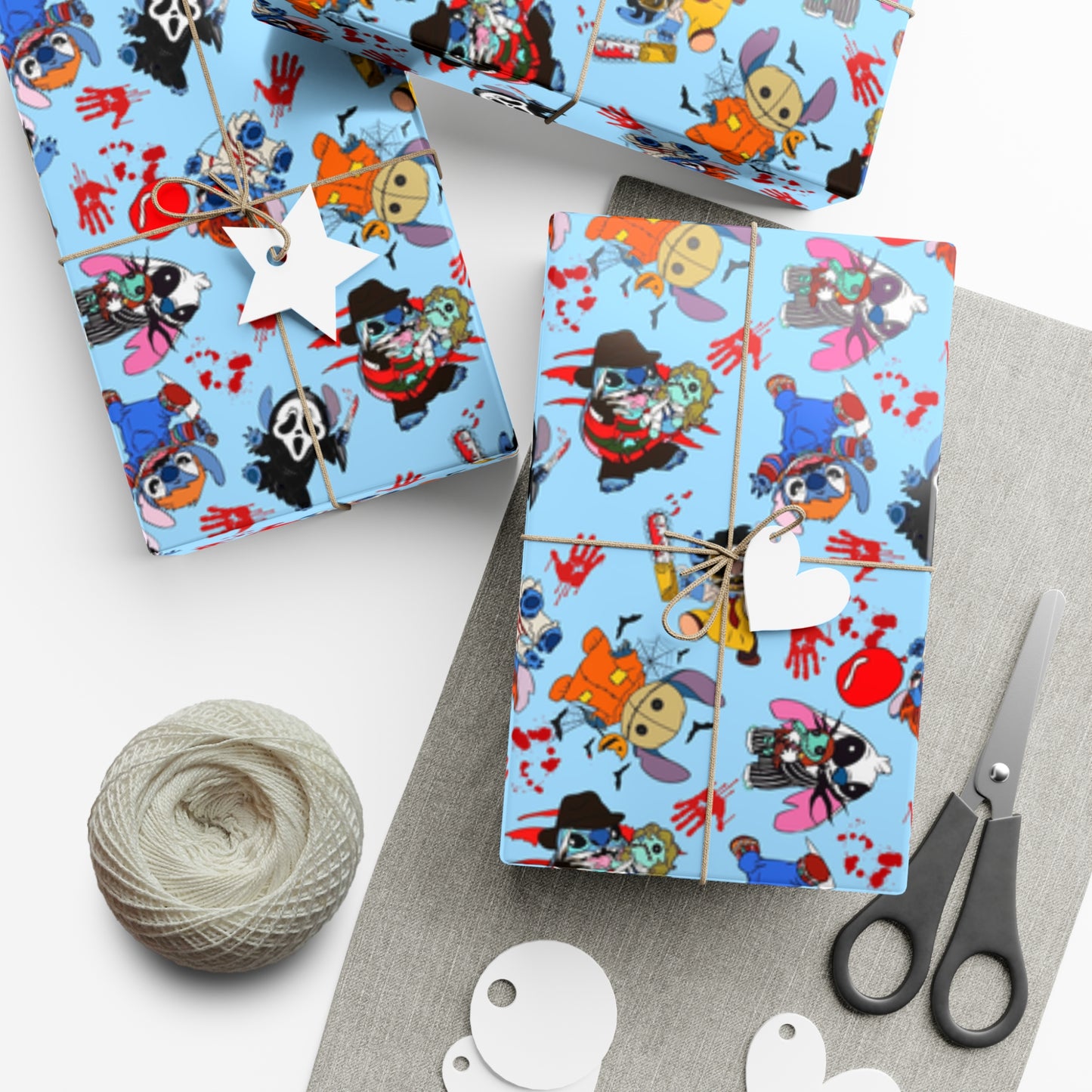 Stitch Horror Wrapping Paper