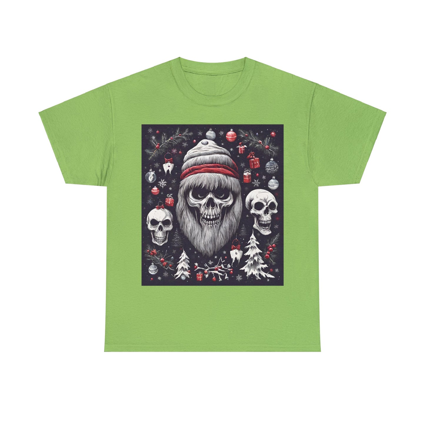 Spooky Christmas Unisex Heavy Cotton Tee