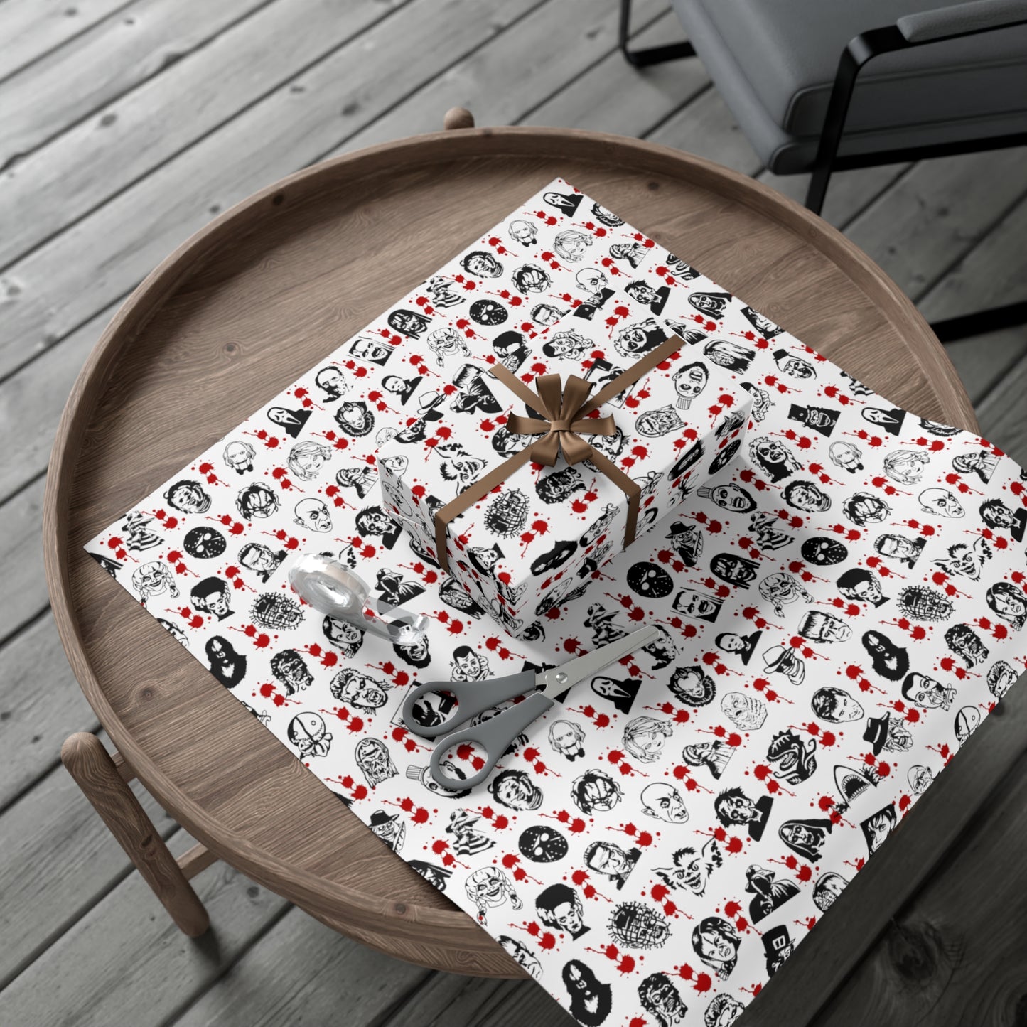 Horror Gift Wrap Papers