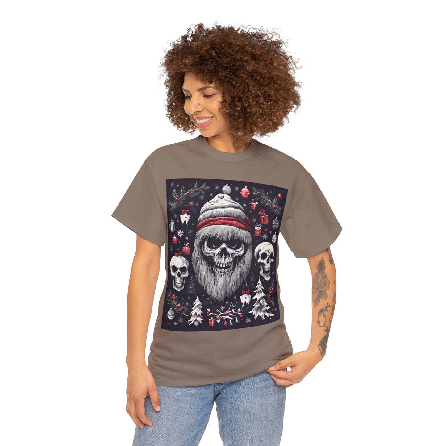 Spooky Christmas Unisex Heavy Cotton Tee