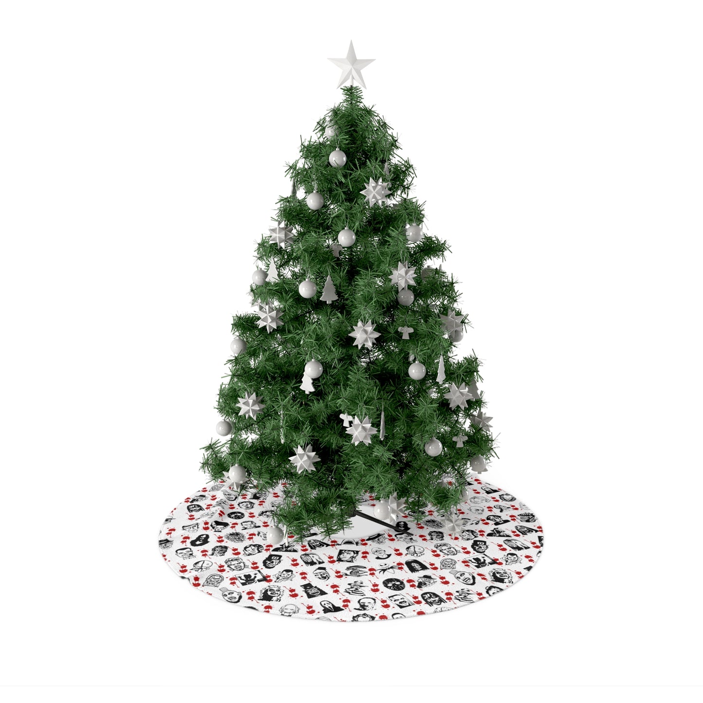 Horror Classic Movie Monsters Christmas Tree Skirts/ Scary Christmas/ Horror Christmas
