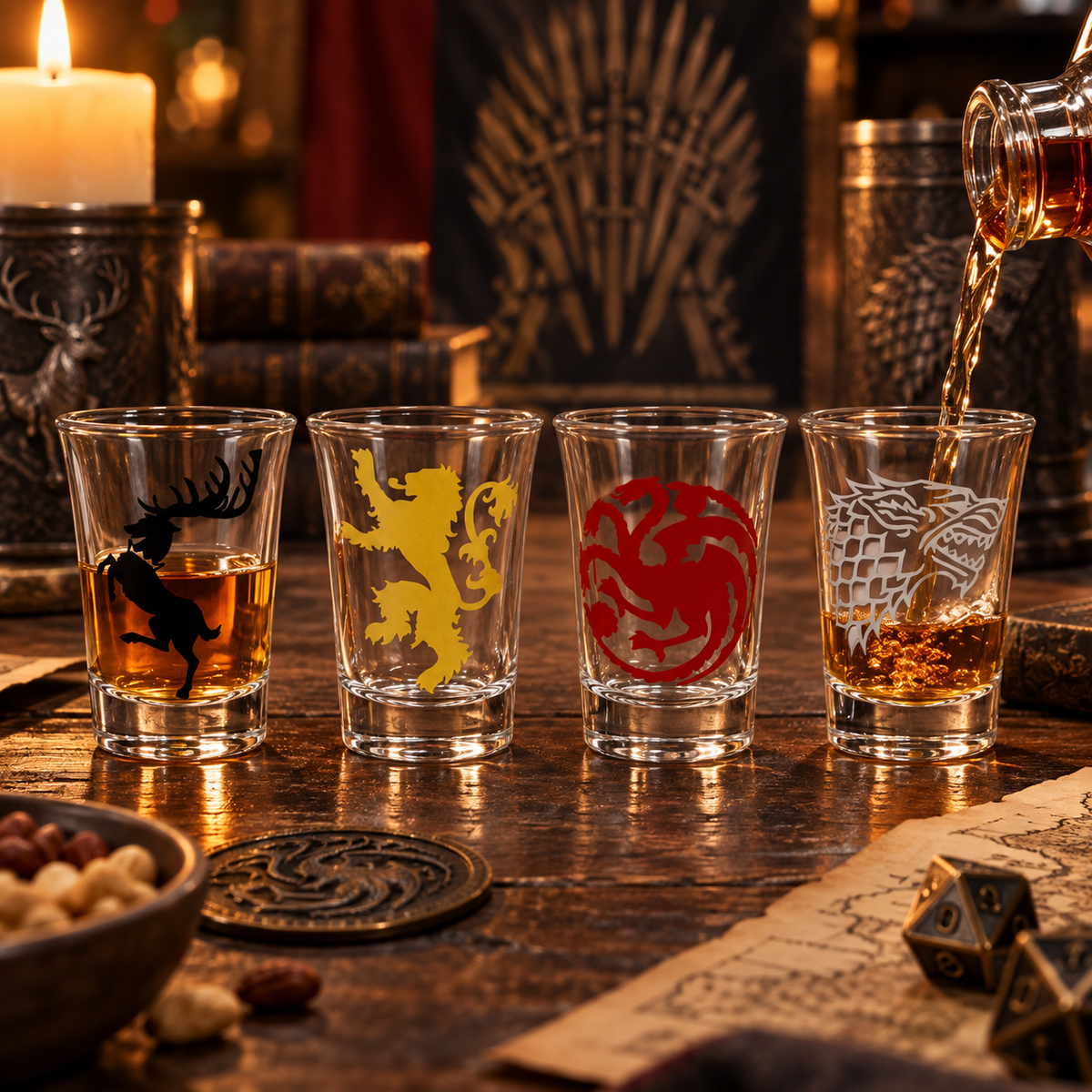 Game of Thrones Shot Glasses — Glassware photo 4