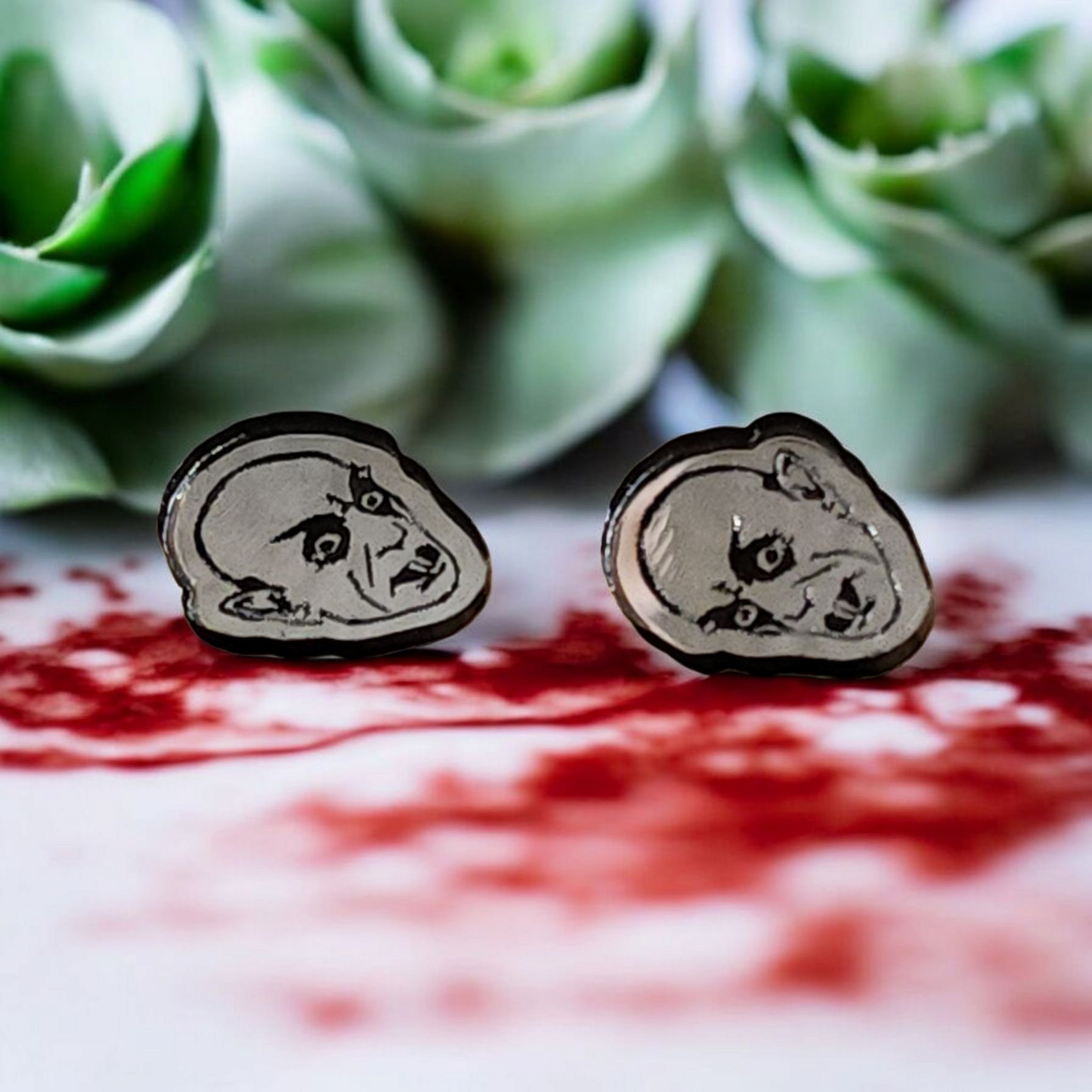 Classic Nosferatu Dangle Earring & Post Set