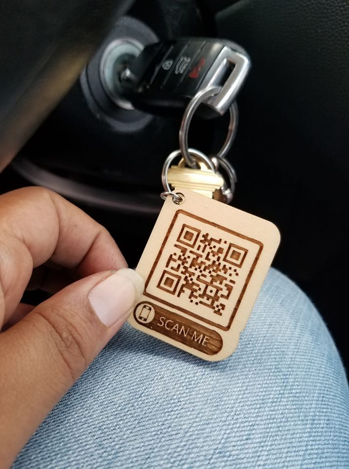 QR Code Key chain
