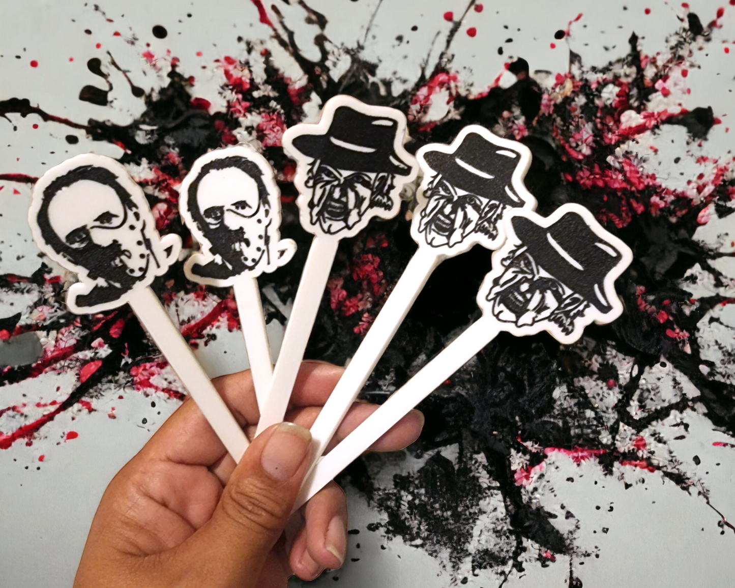 Horror Character Drink Stir