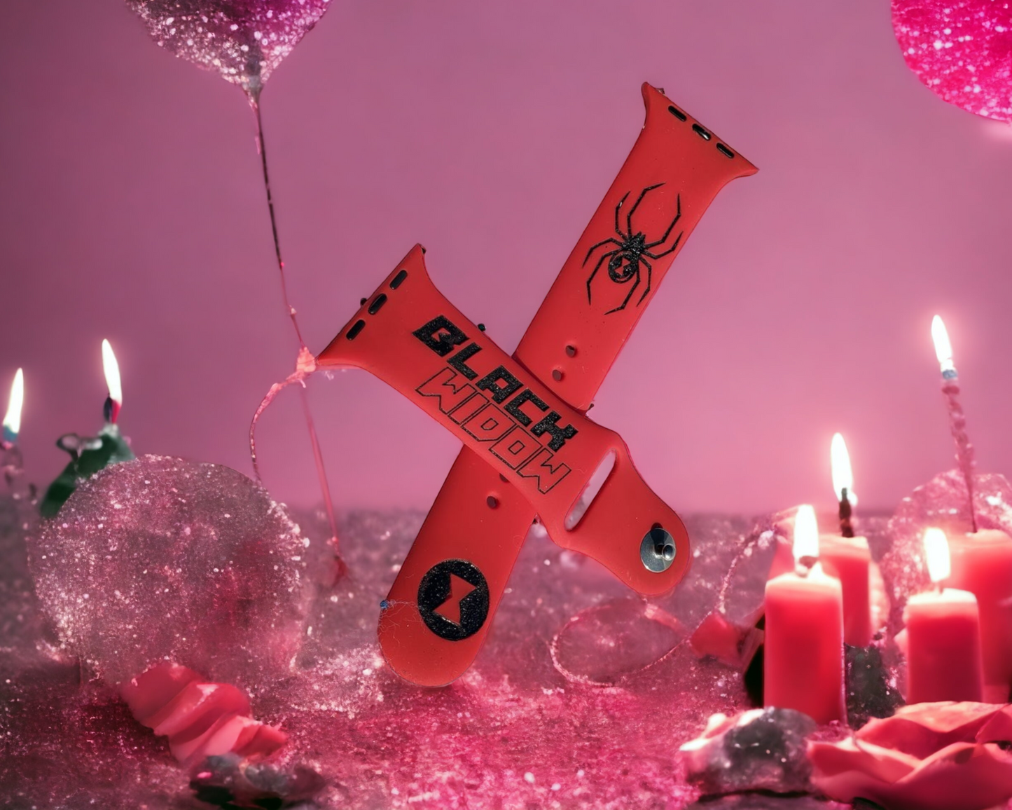 Black Widow Apple Watch Band