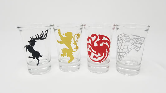 Game of Thrones shot glass set 
