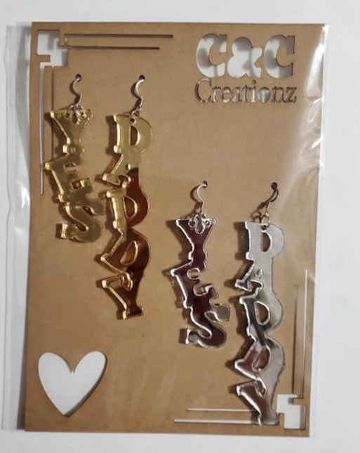 Yes Daddy Earrings