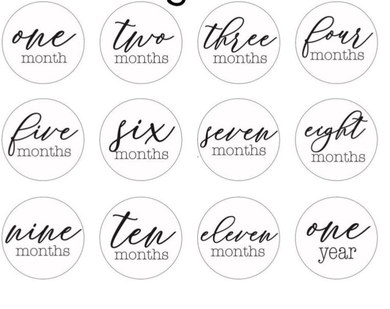 Milestone Disc wooden Customizable