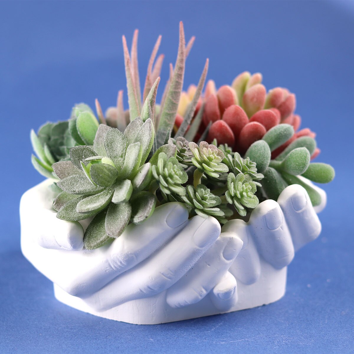 Two-hand Model Hand Storage Dish Ashtray Mirror Silicone Mold For DIY Crystal Epoxy Resin Home Decoration Handmade Concrete Mold