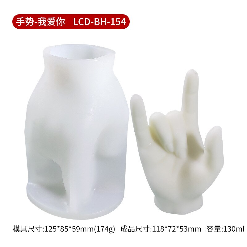 Two-hand Model Hand Storage Dish Ashtray Mirror Silicone Mold For DIY Crystal Epoxy Resin Home Decoration Handmade Concrete Mold