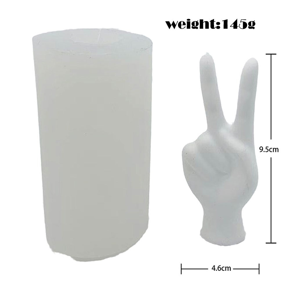 Two-hand Model Hand Storage Dish Ashtray Mirror Silicone Mold For DIY Crystal Epoxy Resin Home Decoration Handmade Concrete Mold