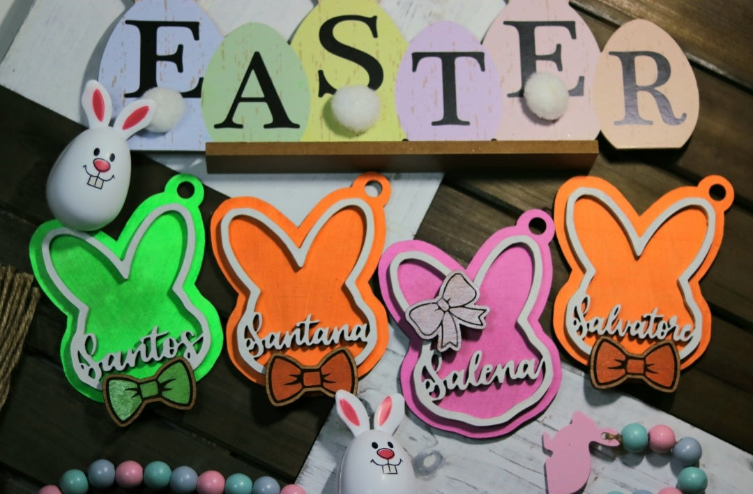 Easter Bunny Basket Tags