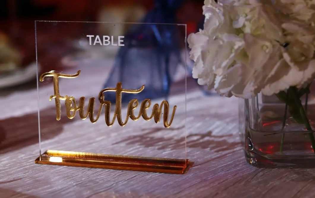 Table Numbers