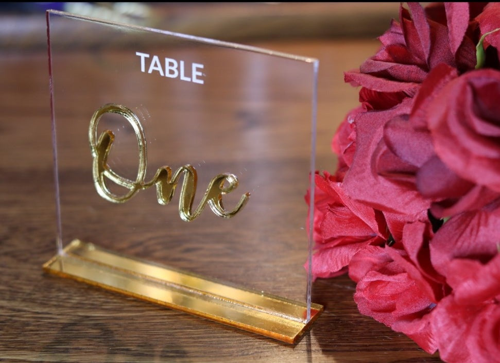 Table Numbers