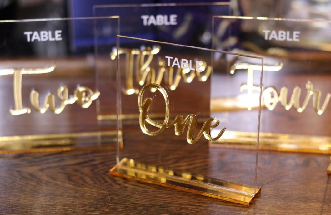 Table Numbers