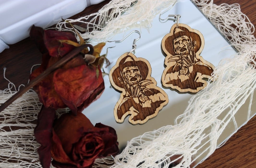 Freddy Kruger Drop Earrings