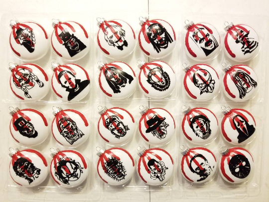 Pick and choose Horror Christmas Ornaments
