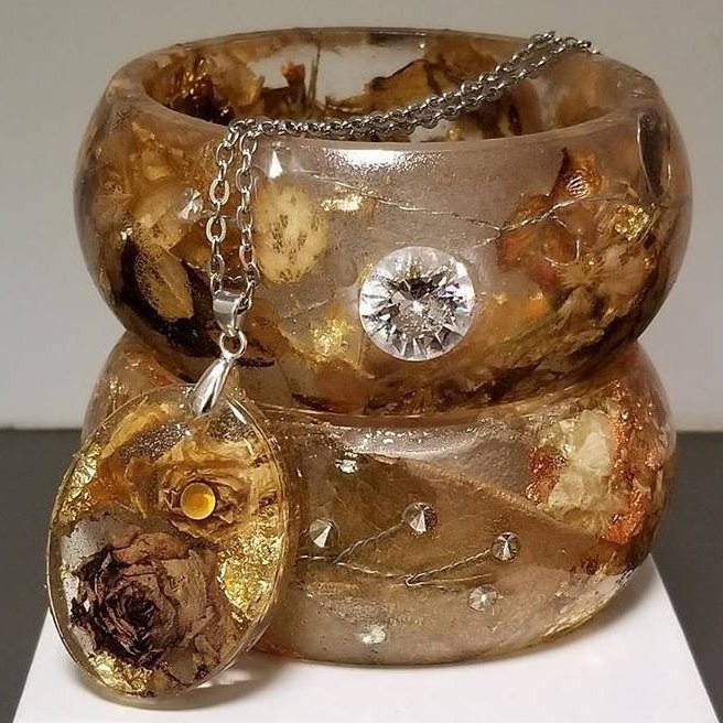 Memory Jewelry, Wedding Gift, Pet Loss, Wedding Flowers, Memory Keeper, In Loving Memory - CCCreationz